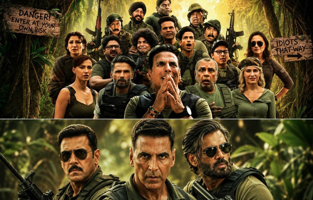अक्षय-परेश-सुनील की तिकड़ी फिर करेगी धमाल, रिलीज हुआ ‘वेलकम टू द जंगल’ का ट्रेलर
